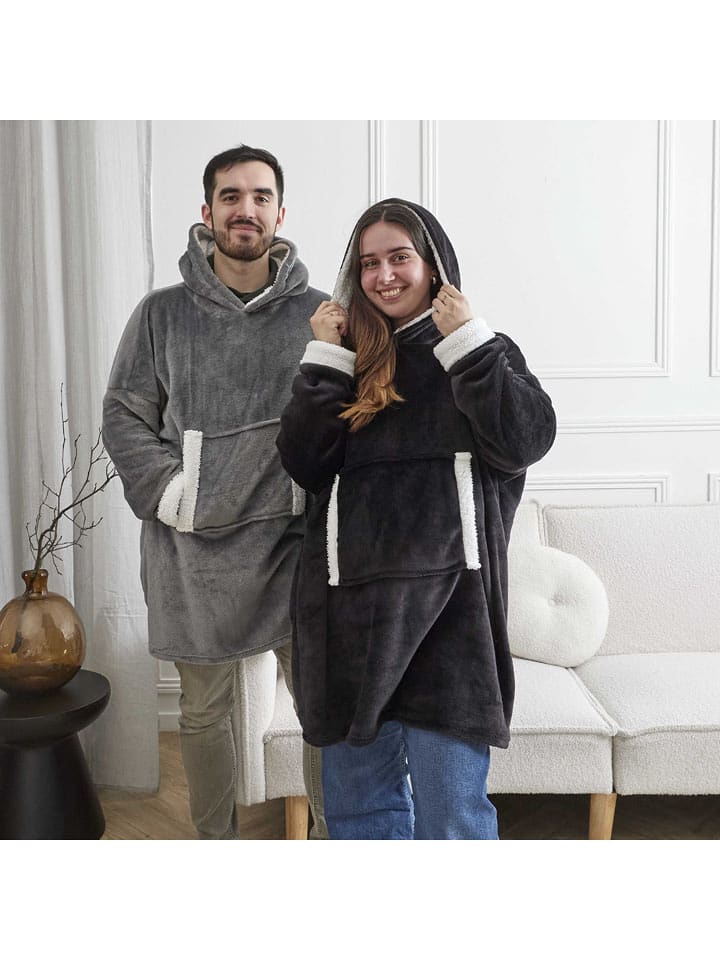 THE HOME DECO FACTORY Hoodie in Rot/ Grau/ Schwarz (Überraschungsprodukt) - onesize