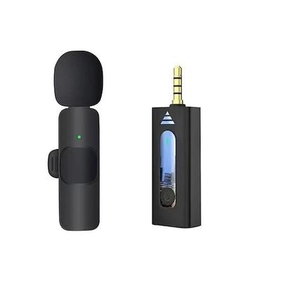Kabelloses Lavalier-Mikrofon für 3,5-mm-Smartphone Plug-and-Play-Mini-Mikrofon für Live-Streaming-Gaming-Aufzeichnung Automatische Rauschunterdrückung