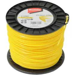 Makita Mähfaden Vierkant Trim PRO, 3,0 mm, 219 m, verstärkt, Longlife - E-02901