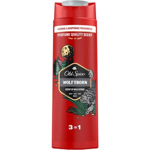Old-Spice Duschgel Wolfthorn 3in1, für Männer, Körper, Haare und Gesicht, Flasche, 400 ml