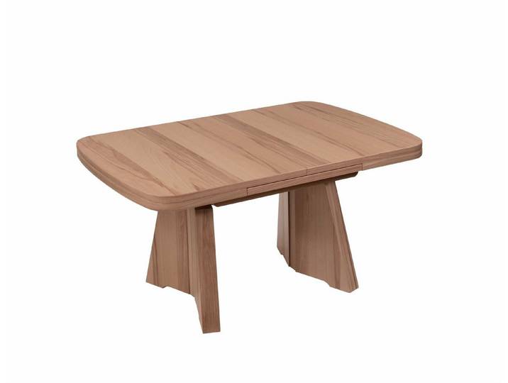 58 aufm Kessel Couchtisch Funktionstisch Clair 125x54x75 Massivholzfurnier Kernbuche (inkl. Lieferung bis in die Wohnung, 1-St., Lieferung bis Verwendungsstelle), stufenlos höhenverstellbar ausziehbar Tischplatte Massivholzfurnier