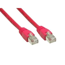 Alcasa Cat. 6 S/FTP, 1m Netzwerkkabel Rot Cat6 S/FTP (S-STP)