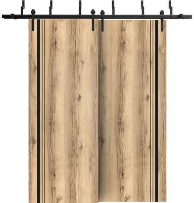 SARTODOORS Planum 0011 Oak Wood Barn Bypass Doors