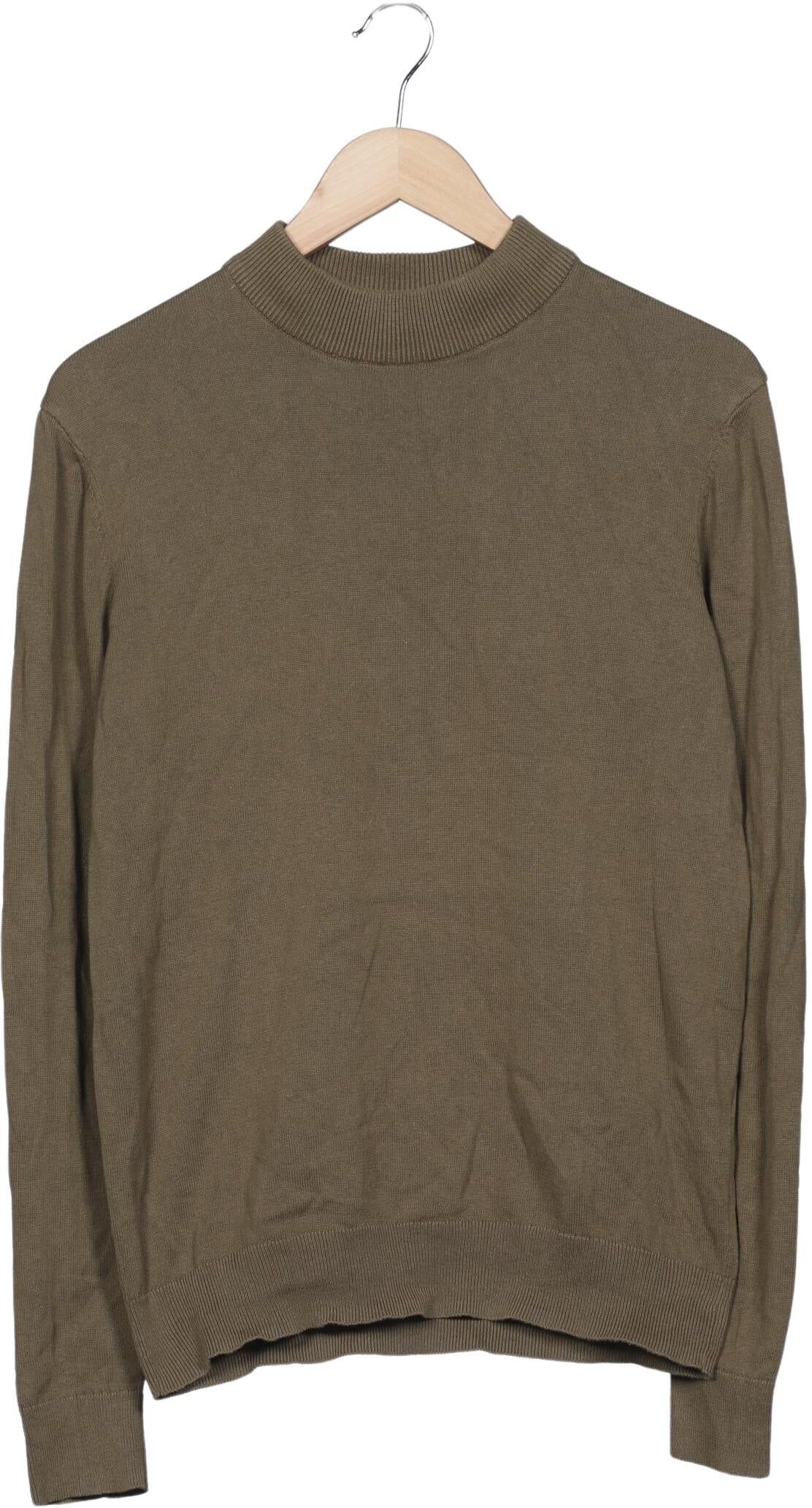 pier one Herren Pullover, Grün, Gr. M, Baumwolle - Second Hand