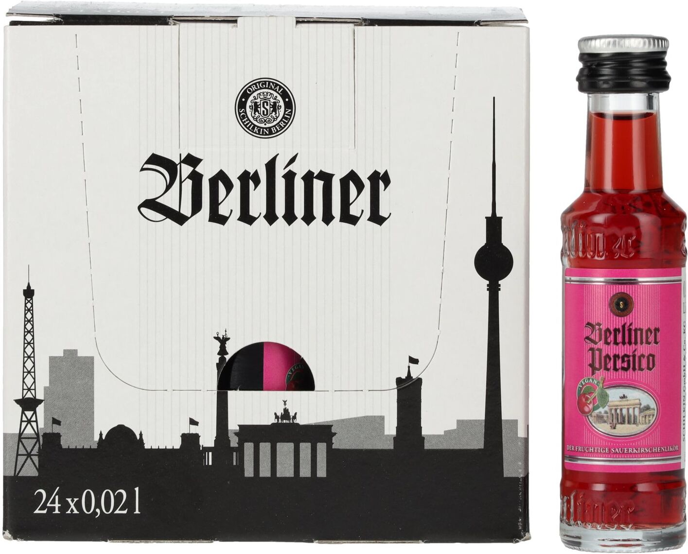Berliner Luft Berliner Persico Sauerkirschenlikör 16% Vol. 24x0,02l
