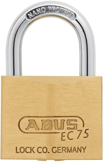 ABUS Cadenas 75/40 Lock-Tag laiton massif (80638)