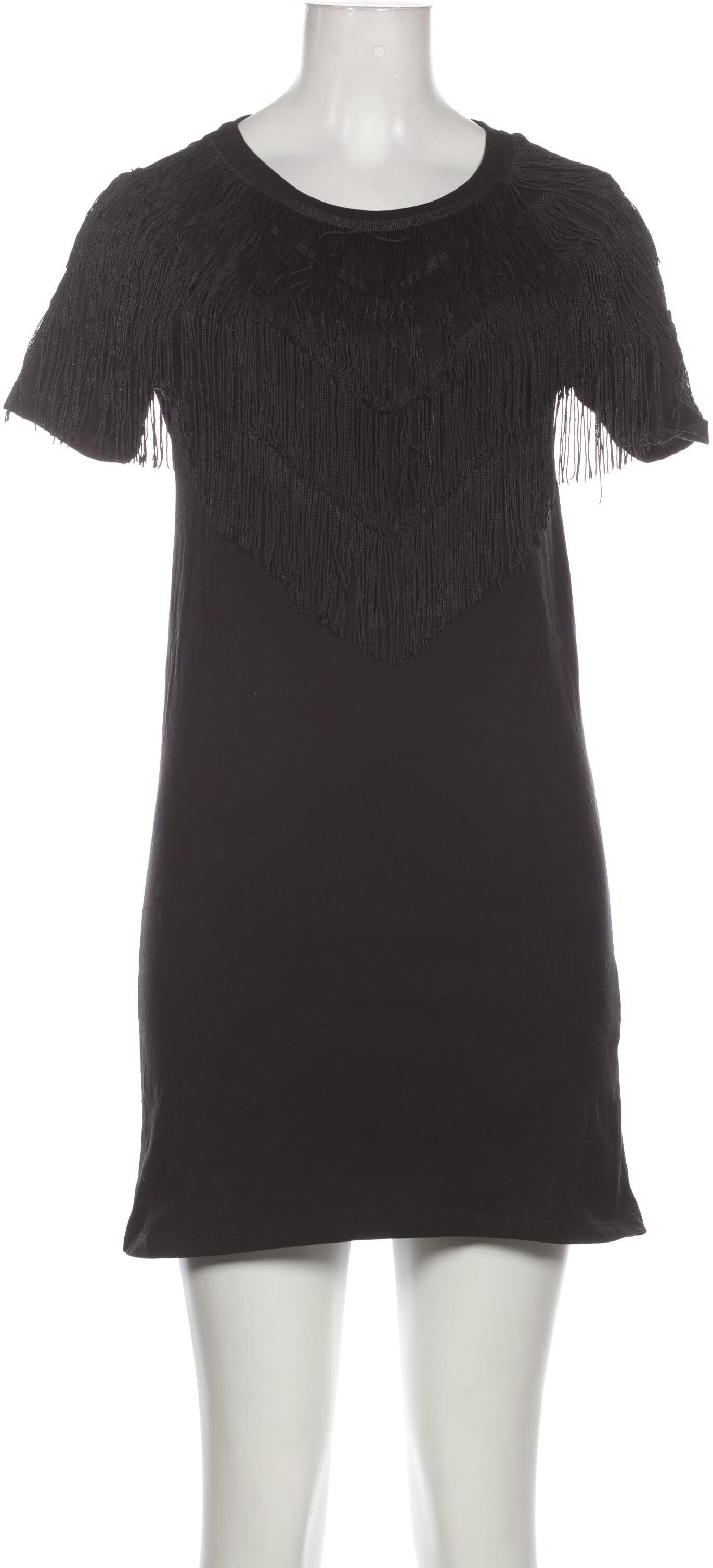 Topshop Damen Kleid, Schwarz, Gr. EU 34, Synthetik / Baumwolle - Second Hand
