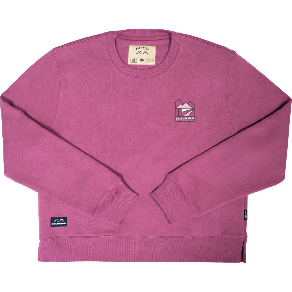 Bleubird Serra Womens Crew 02 - Berry berry XL CROPCREW02-SER-BER-XL