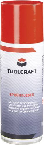TOOLCRAFT 886523 Sprühkleber 200ml mit Variablem Sprühkopf