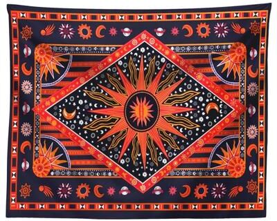 Inspired Living Mystic Mandala Tarot Tapestry Bohemian Wall Hanging Decor For Spiritual Spaces 95x73cm a