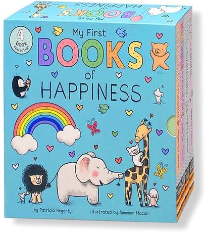 Little Tiger Press My First Books of Happiness 4 Books Collection Box Set by Patricia Hegarty (ABC of Kindness, 123 of Thankfulness, Happiness is a Rainbow & More)