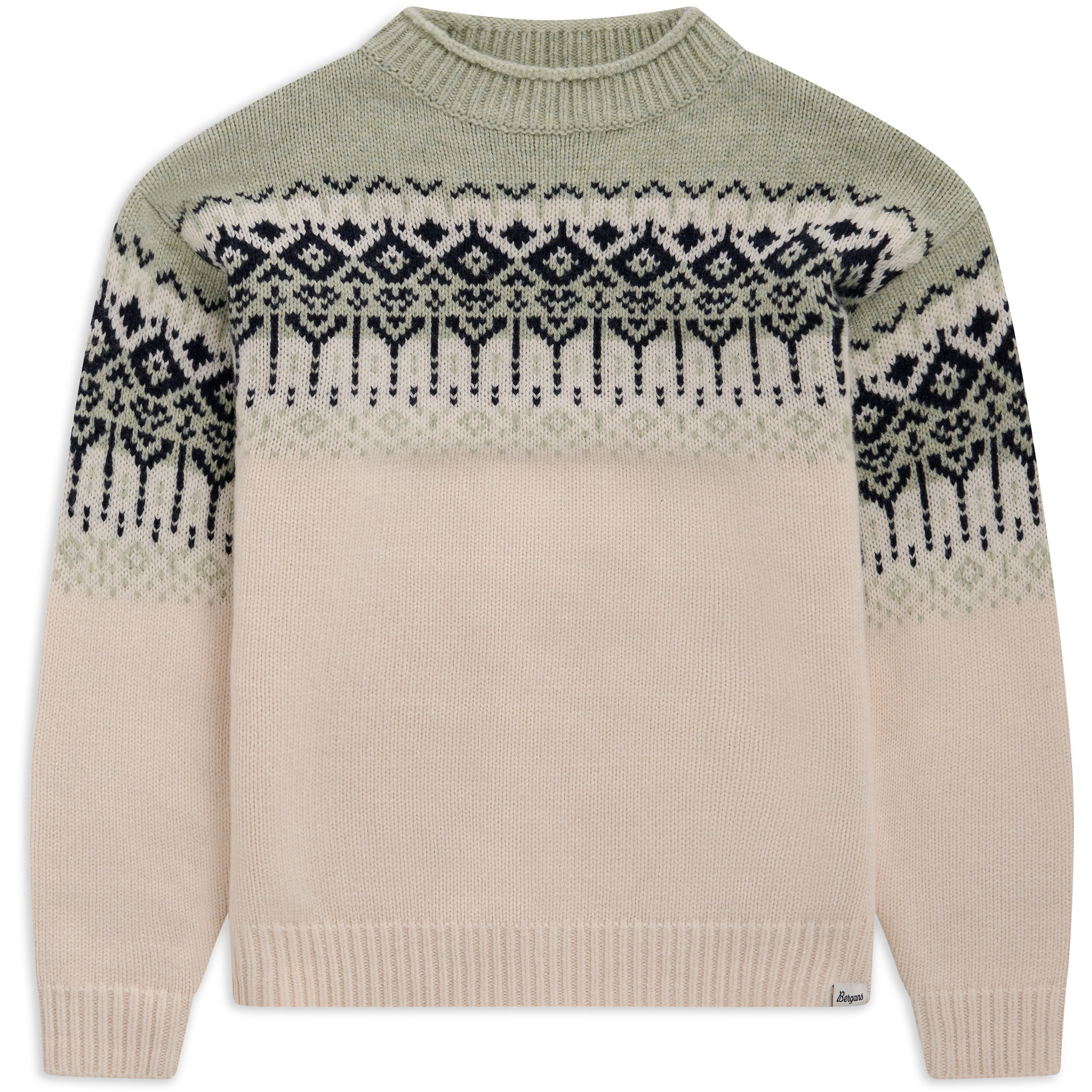 Bergans Steiro Knitted Wool Pullover beige Größe XS Lifestyle Schnell trocknend