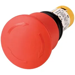 Eaton 121611 NOT-AUS, Palmenform, 45 mm, Drehentriegelung, 2 Ö, Schraubanschluss C22-PVT45P-K02