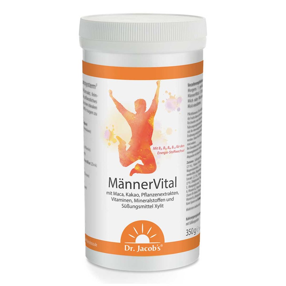Dr. Jacob's Medical GmbH Dr. Jacob's MännerVital mit Maca, Arginin & 17 Vitalstoffen 07698943