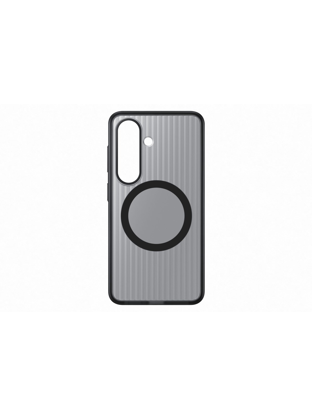 Samsung Galaxy S26 Rugged Magnet Case - Black Transparent
