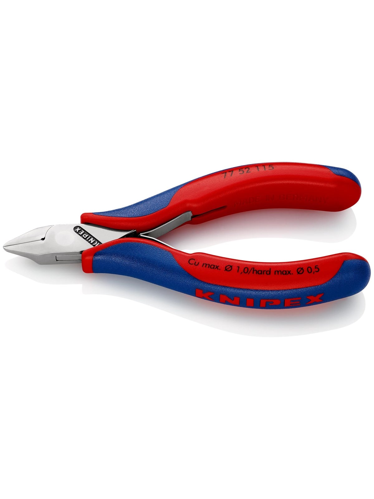 KNIPEX Elektronik-Seitenschneider, mit durchgestecktem Gelenk