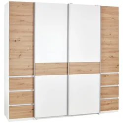 Z2 Dreh-/Schwebetürenschrank 4trg FABIO - B/H/T ca. 215.00x211.00x60.00