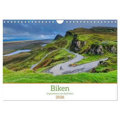 Biken - Impressionen von Rolf Dietz (Wandkalender 2026 DIN A4 quer), CALVENDO Monatskalender