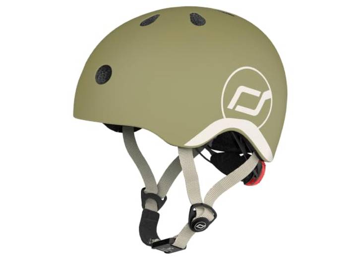 Scoot & Ride Unisex – babyhelm XXS European Headform Helm, olijf