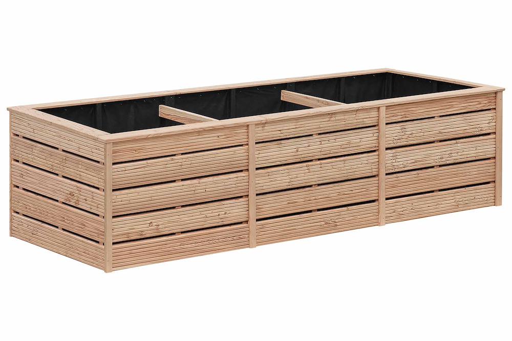 DELTAGARTENH Hochbeet Juna XXL, Lärche 25x145 mm, 305x103x80 cm 16953969