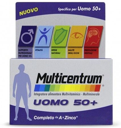 Multicentrum Uomo 50+ Multivitaminico 30cpr