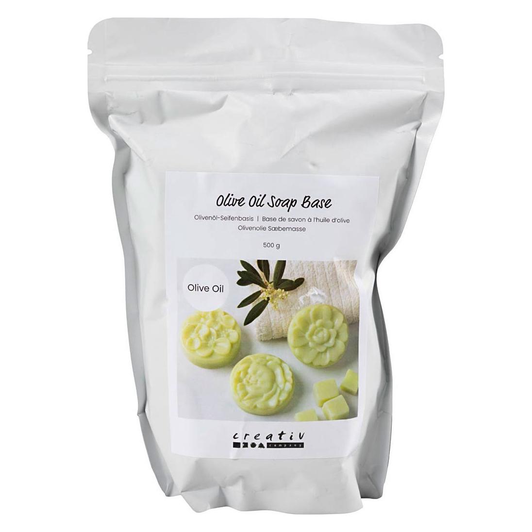 Creativ Company - Olivenöl-Seifenbasis, Granulat, 500 g/ 1 Pck (700240)