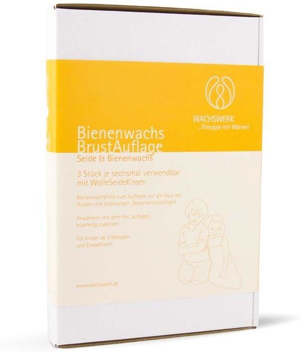 WACHSWERK Bienenwachs Brustauflage Set 1 St Folie