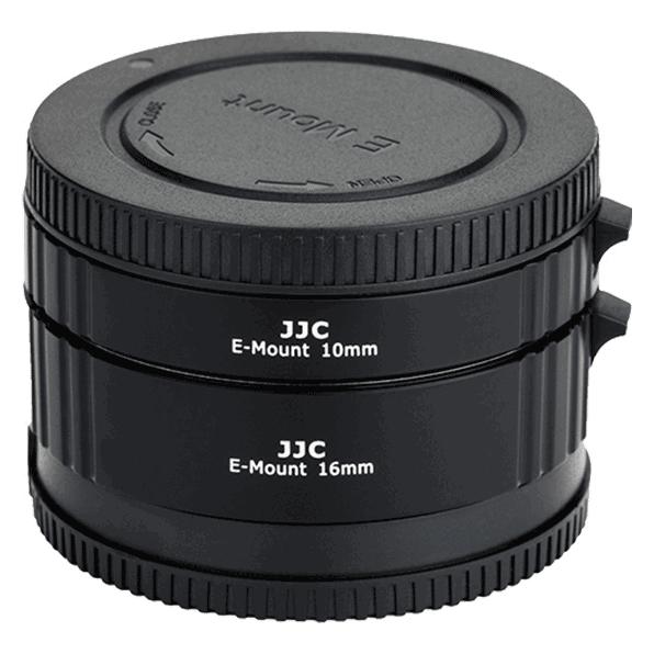 JJC Set Makrozwischenring 10/16mm für Sony E-mount (Makro Konverter, Sony E) (AET-NEXS)
