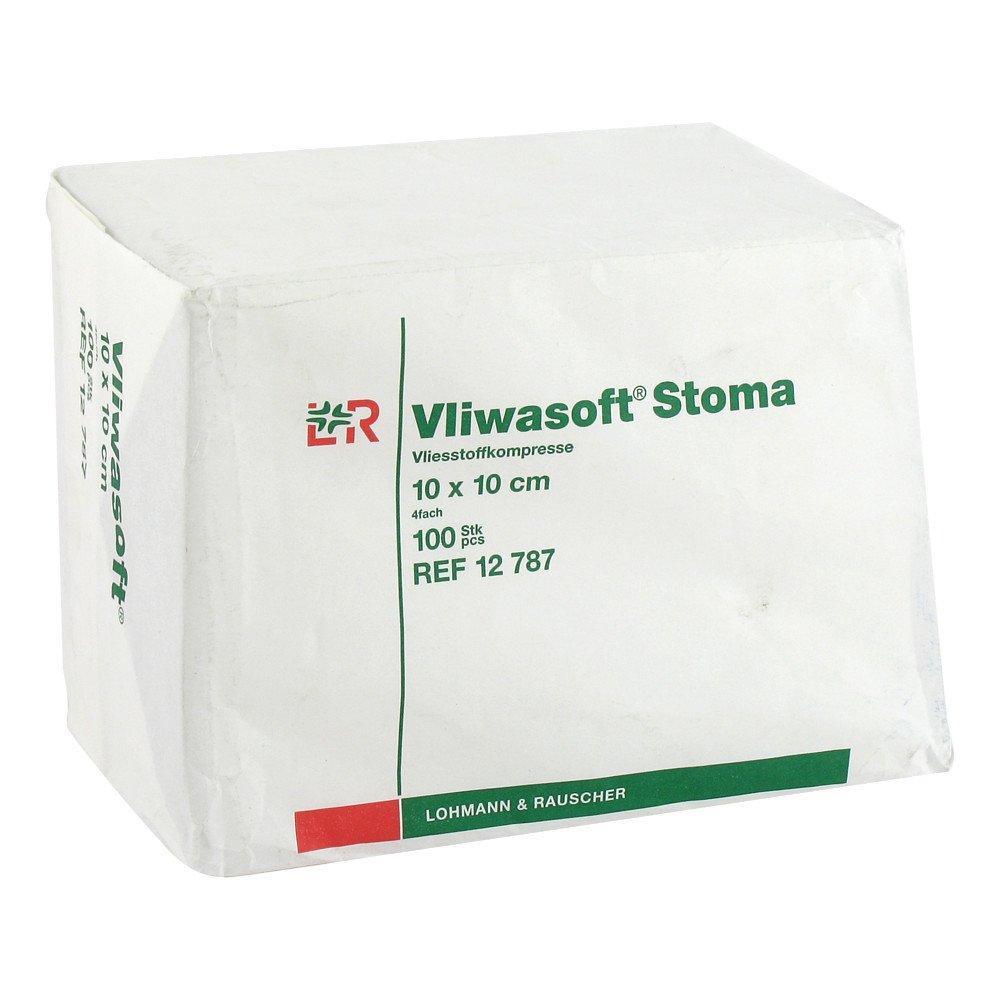 Lohmann & Rauscher GmbH & Co.KG Vliwasoft Stoma Kompressen 10x10 cm 4fach 02269284