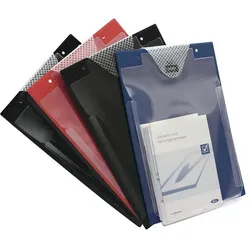 Eichner, Mappe, Auftragstasche mit Klettverschluss und Kordel DIN A4 schwarz (A4)