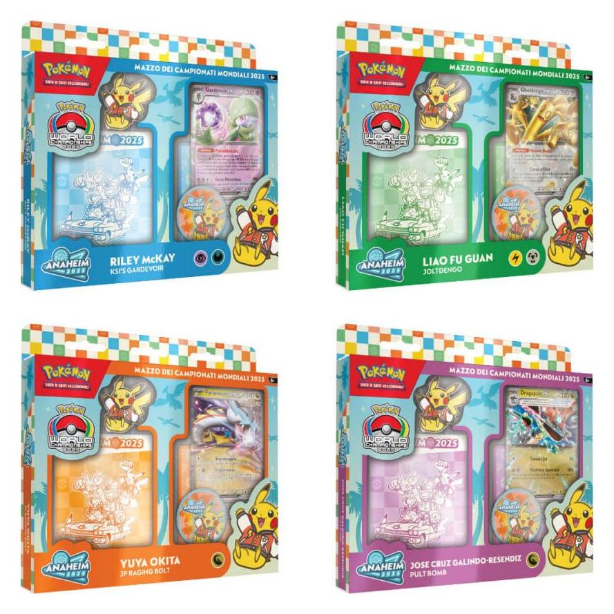 Pokémon Pokemon ITA Mazzo dei Campionati Mondiali 2025 (Italienisch, Box Set & Collection) (CAR3117)