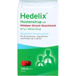 Hedelix Hustensirup mit Himbeer-Kirsch-Geschmack 100 ML