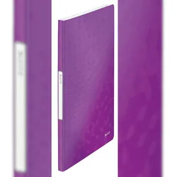 LEITZ 4631-00-62 Sichtbuch WOW A4 PP mit 20 Hüllen violett(S)