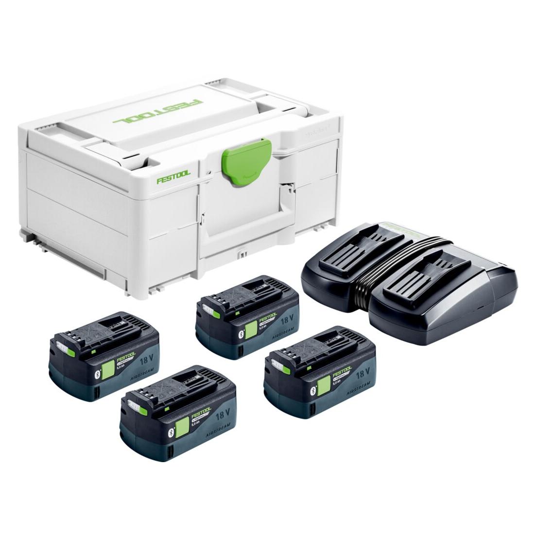 Festool Energie-Set SYS 18V 4xHP5,0/TCL6DUO (18 V) (578681)
