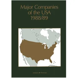 Major Companies of the USA 1988/89, Fachbücher von A. Wilson, Wilson, A/