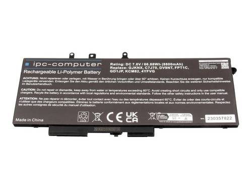 Ipc-computer Notebook-Akku Akku DV9NT REPLACE 7.60V 8800 mAh