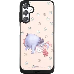 Nivocase Handyhülle für Samsung Galaxy A14 5G Hülle NIVOpure Case Schwarz Disney Esel Winnie Puuh Ferkel (Samsung Galaxy A14 5G), Smartphone Hülle, Schwarz