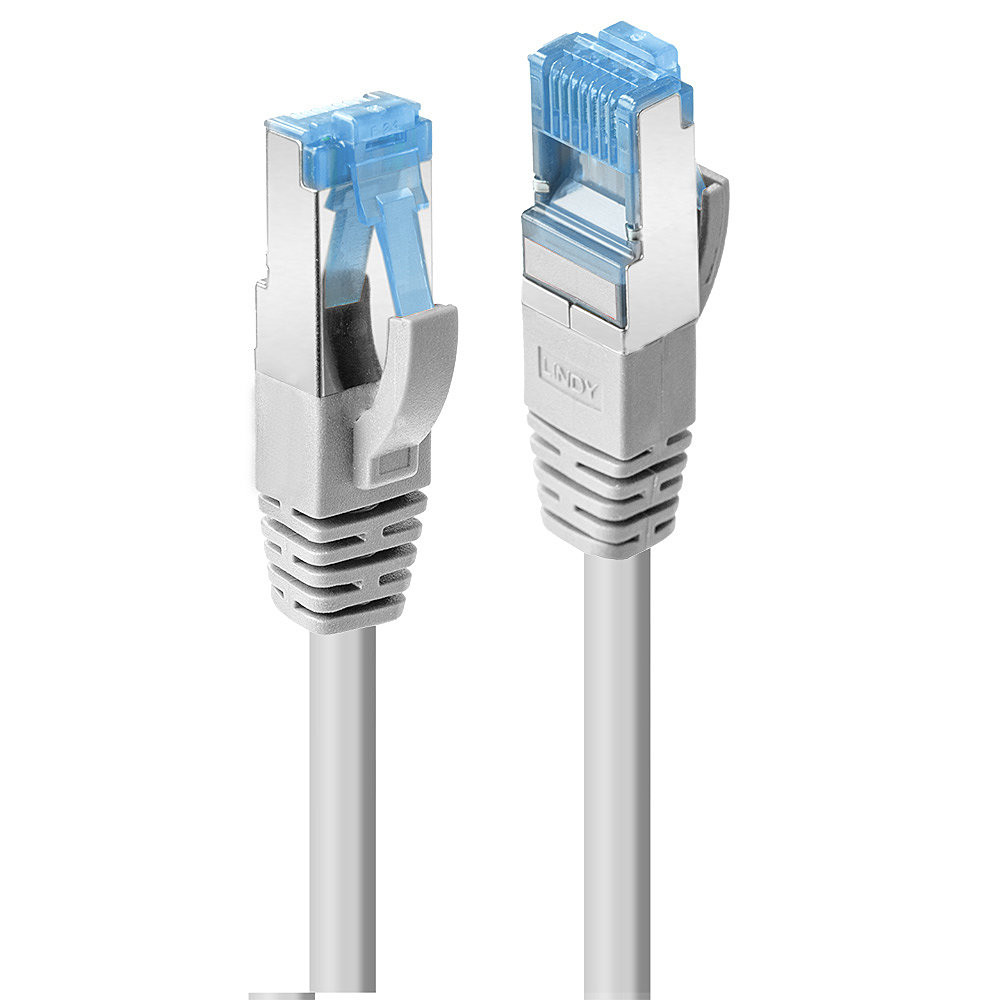 Lindy 47141 Cat6A S/FTP PIMF LSOH Netwerkkabel, grijs, 30m