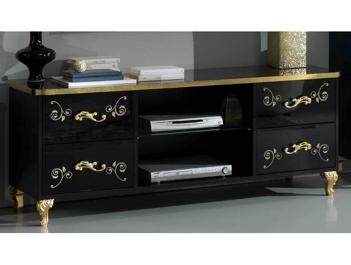 Xlmoebel TV-Schrank Designer Lowboard für Fernseher und Mediengeräte Made in Europa