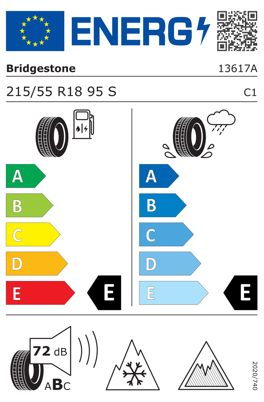 Bridgestone Winterreifen 215/55 R18 95s, Nordic Compound - Blizzak Ice 13617 95s