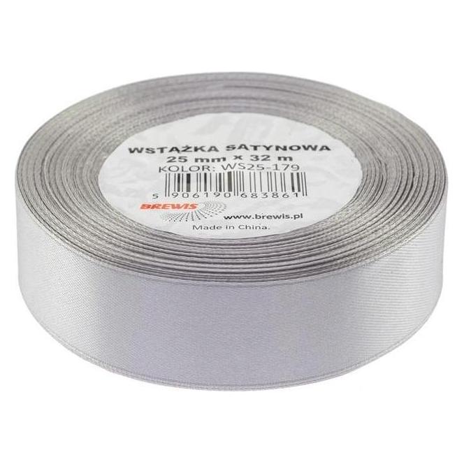 Brewis Silbernes Satinband 25mmx32m (47593573)