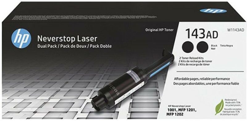 HP 143A (W1143AD) Toner - 2x Schwarz - Multipack