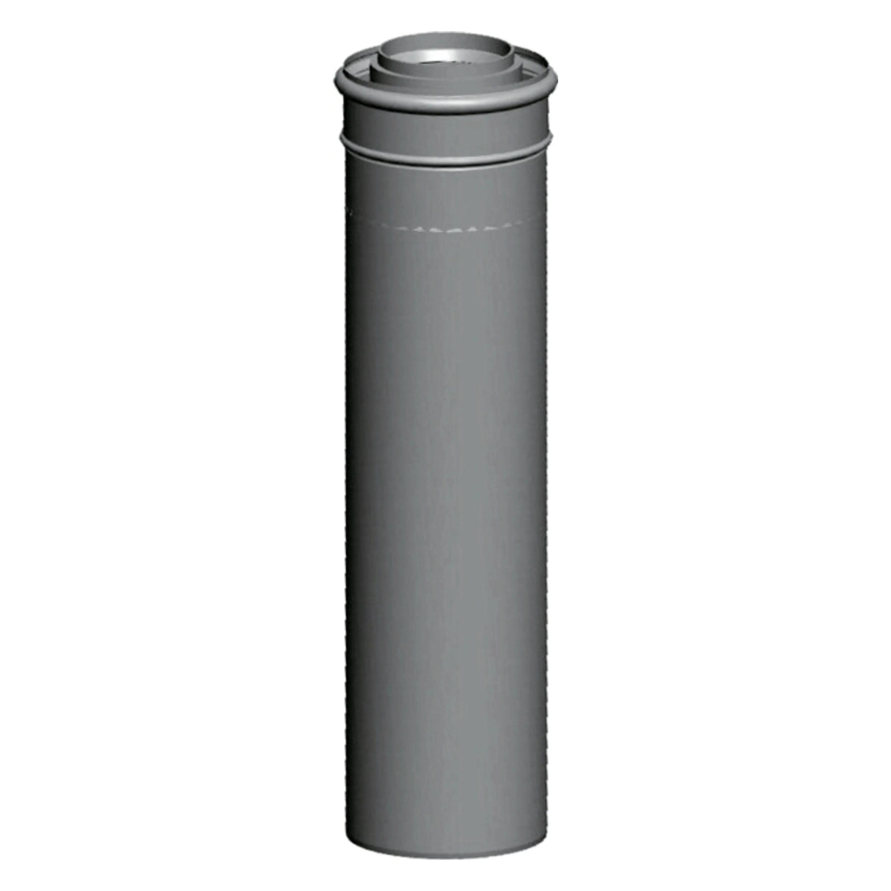 Wolf-Garten Wolf Garten Wolf Luft-/Abgasrohr weiss, steckbar DN80/125 L:1000mm (2651467)