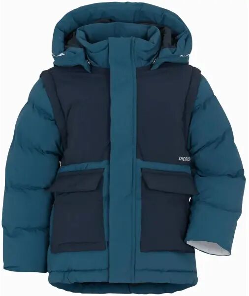 Didriksons Ante Kids Jacket (110 - Dive Blue)  - Blue - Size: 110