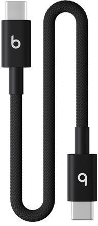 Apple beats usb-c to usb-c woven short cable 20cm - bolt black