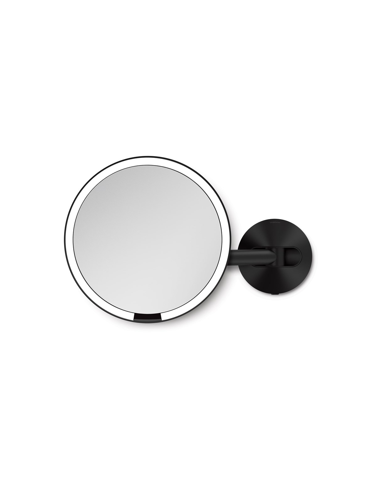 Simplehuman festverdrahteter Wandmontage-Sensor-Spiegel, Schwarz