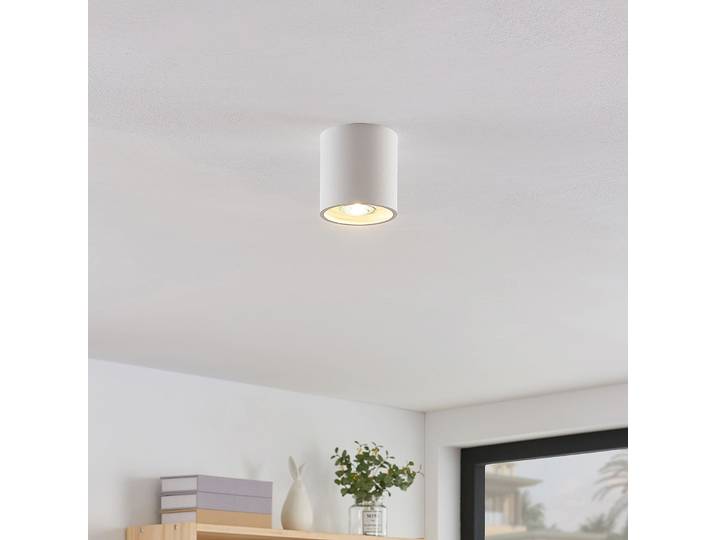 Parvin Round Spot en Saillie White - Lindby - Salon / séjour - Moderne - Métal - Rond