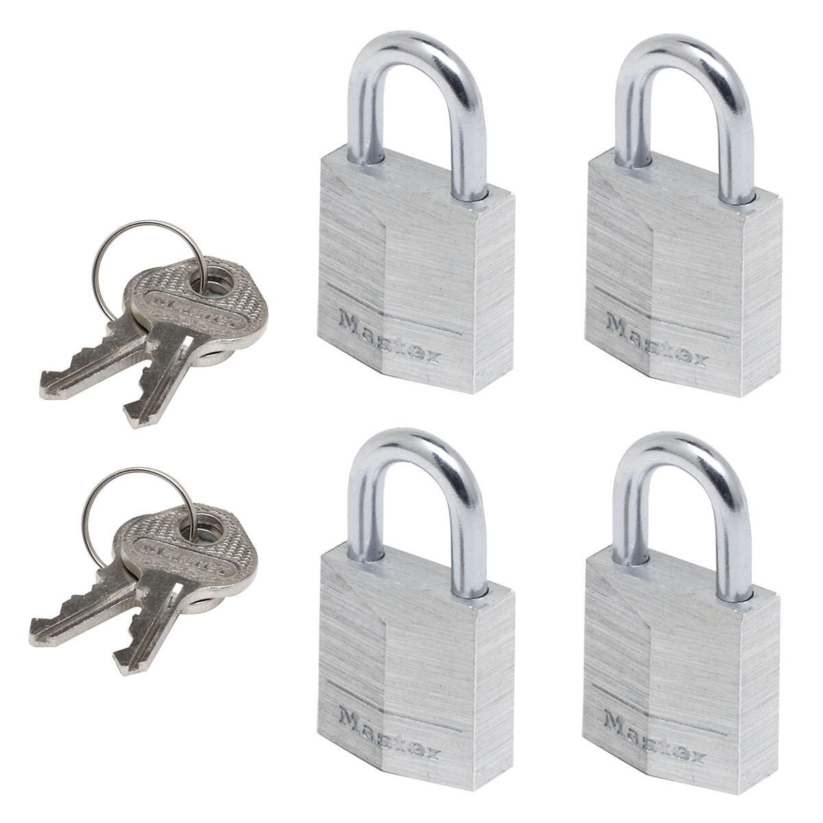 Master Lock® Vorhängeschlösser silber 9120EURQNOPCC