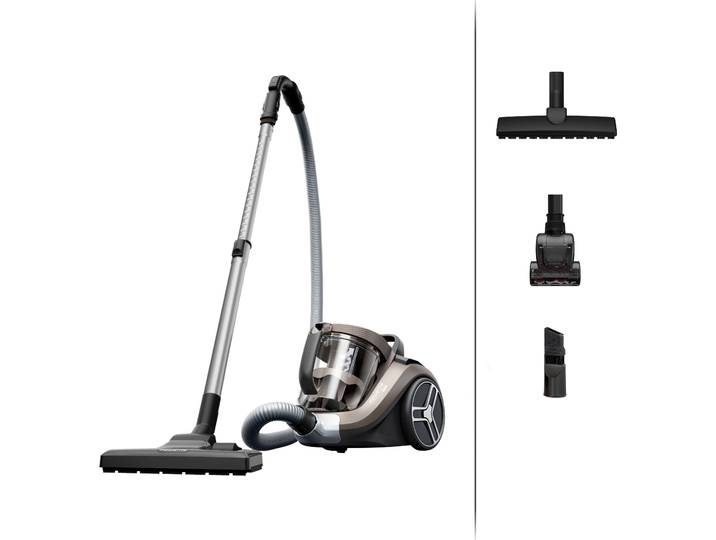 ROWENTA Bodenstaubsauger RO4B50 Compact Power XXL Animal , braun (bronze, schwarz, silber), B:27,6cm H:29,1cm T:40,9cm, Bodenstaubsauger, hohe Saugleistung, leicht & kompakt, Staubbehältervolumen 2,5 Liter, Bodenstaubsauger