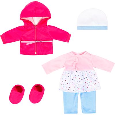 Puppenkleidung BAYER "Kleid/Hose pink/bl.", pink (pink, blau), Puppenkleidung, Kinder
